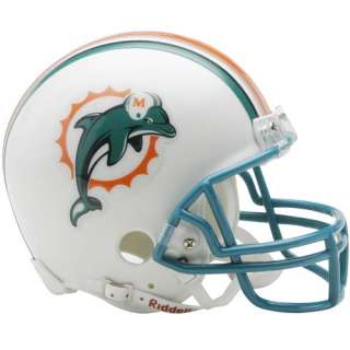 Miami Dolphins Helmets Riddell Miami Dolphins Replica Mini Helmet