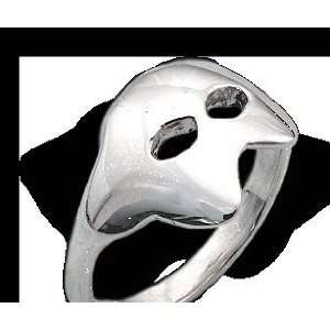  Sterling Silver Phantom Mask Ring 