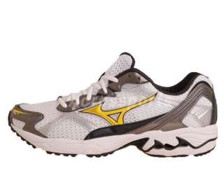 Mizuno Wave Resolve White Yellow X 10 Running Shoes NIB 8KN08245 
