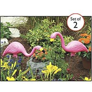  Pink Flamingo Pair Patio, Lawn & Garden