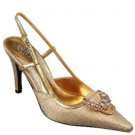 Womens J. Renee Rachele Gold Shoes 