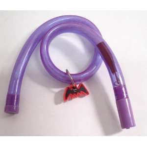  15 Fiber Optic Purple Tube Halloween Bat Safety Light 