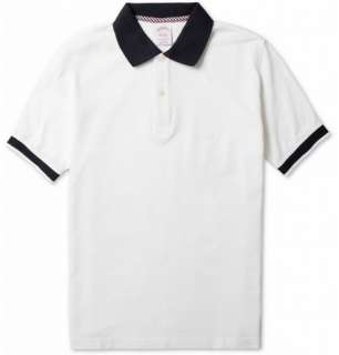   Polos  Short sleeve polos  Contrast Trim Cotton Piqué Polo