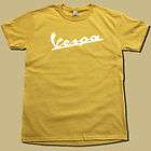 VINTAGE old school VESPA logo t shirt ALL COLORS