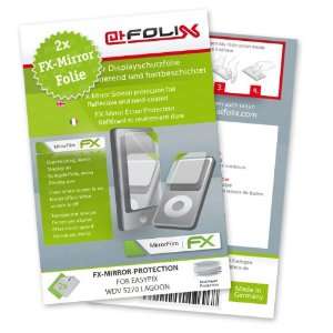  2 x atFoliX FX Mirror Stylish screen protector for Easypix 