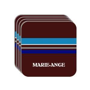  Personal Name Gift   MARIE ANGE Set of 4 Mini Mousepad 