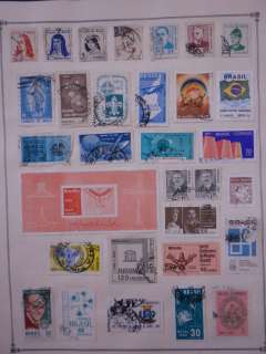 BRAZIL : Mint & Used collection on pages  