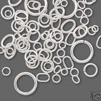 75 Assorted Size Sterling Silver Jumprings Jump Rings  