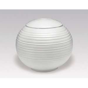  White Matte Sfera Porcelain Cremation Urn