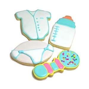 Baby Boy Iced Sugar Cookie Favors:  Home & Kitchen