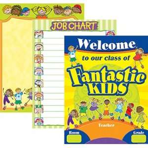   : Teacher Created Resources Fantastic Kids Chart Set: Office Products