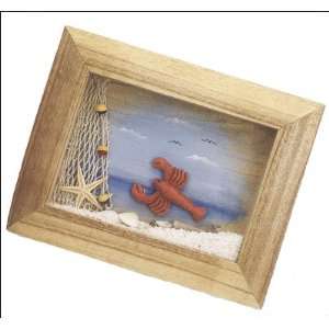  Framed Hanging Nautical Lobster Wall Plaque
