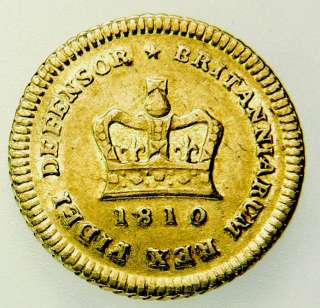   III Gold Third Guinea VF. Sovereign Replaced Guineas from 1817.  