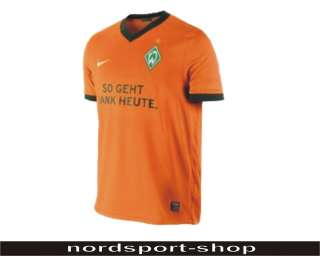 Nike Werder Bremen Third Jersey Herren Gr. XL orange  