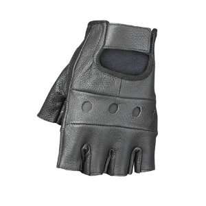  Mossi Mens Fingerless Gloves Xlarge Black Automotive