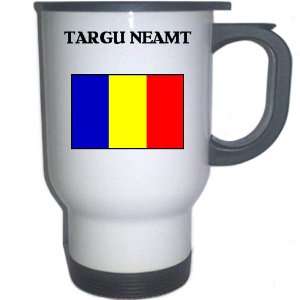  Romania   TARGU NEAMT White Stainless Steel Mug 