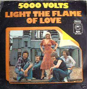 1976 GOLD 5000 VOLTS  Light The Flame Of Love VG+  
