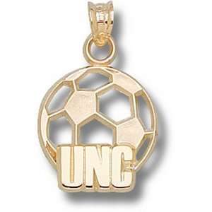  UNC 1/2in 10k Soccer Pendant/10kt yellow gold Jewelry