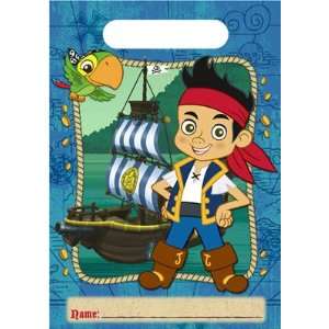   Never Land Pirates Disney Birthday Party Treat Bags (8): Toys & Games