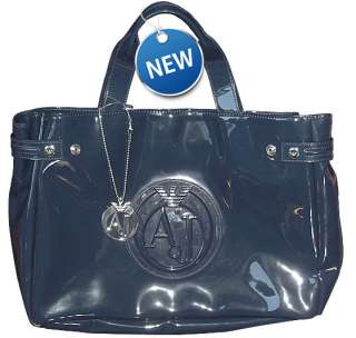 Giorgio Armani Handtasche Original aus Italien Lack Shopper Tasche 