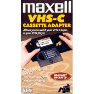 NEW Maxell 290060 Mechanical VHS C Adapter 025215290404  