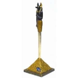    Egyptian Anubis Letter Opener with Stand 6952