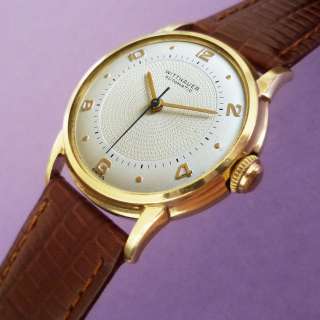 1952 Vintage Mens WITTNAUER Automatic   10k Gold Filled   11 ARK 