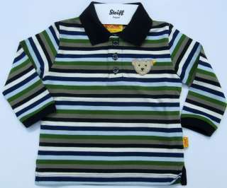 STEIFF® Shirt Polo Langarm Teddy Bär Gr. 92   116 NEU H/W 11/12 