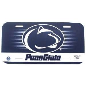   Penn State Nittany Lions 6 x 12 Styrene Plastic License Plate #2
