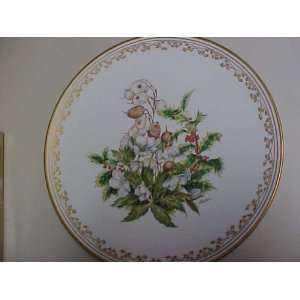  Winter Holiday Bouquet Collector Plate 