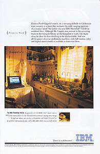 1995 IBM THINKPAD COMPUTER Magazine Print Ad COPPOLA  
