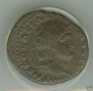 Emperor Nero  Roman Silver Denarius . Ancient Coin  