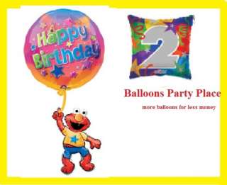 ELMO FLOATING 1ST 2nd 3rd 4th birthday party balloons sesame street 