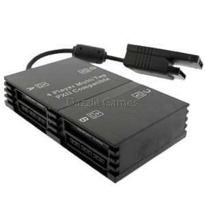 New 4 Player Multitap For Sony PlayStation 2 PS2 Slim  