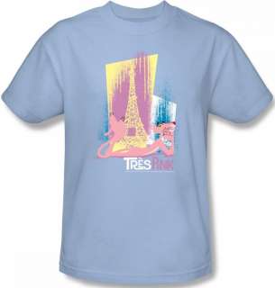NEW Men Women Kid Youth SIZE The Pink Panther Paris Eiffel Tower Fade 
