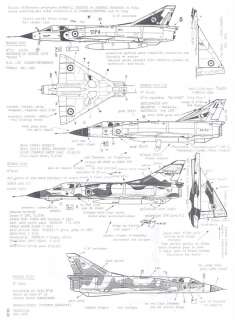 Colorado Decals 1/72 MIRAGE III & MIRAGE 5 Jet Fighters  