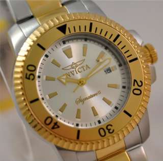   Signature Sillver Dial Two Tone Bracelet Watch     
