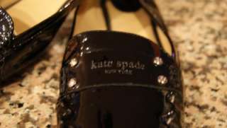KATE SPADE LINDSAY PATENT LEATHER FLATS SHOES SIZE 10M  