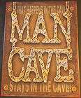 MAN CAVE RULES 12 x 16 Metal Sign  