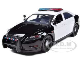   model of ford police car interceptor concept unmarked black white