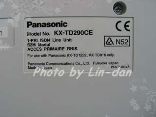 Panasonic KX TD290 ce PRI ISDN Module for KX TD1232  