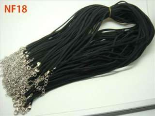 0mm Suede jewelry necklace clasp cords 18inch NF18  