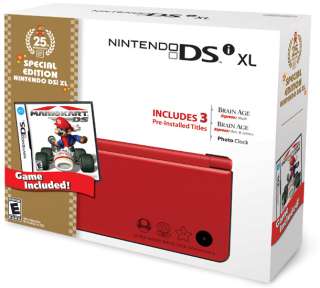 Nintendo DSi XL 25th Anniversary Edition Mario red  