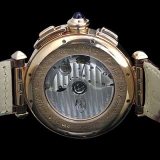 Mens Cartier Pasha de Cartier Chronograph 18kt. Rose Gold NIB 