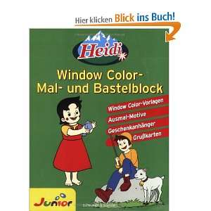 Window Color Mal  und Bastelblock, Heidi  Bücher