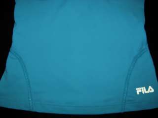 FILA SPORT PERF Pocket Yoga Blue Wicking Athletic Shirt Bra Top NWT 
