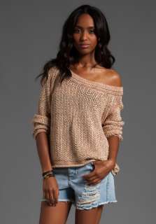 FREE PEOPLE Sahara Star Pullover in Strawberries and Cream Combo at 