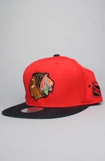 Mitchell & Ness The NHL Wool Snapback Hat in Red Black  Karmaloop 
