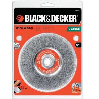BLACK & DECKER 5 In. Wire Wheel 70 612 at The Home Depot 