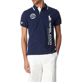 Wimbledon embroidered polo shirt   RALPH LAUREN   Polo shirts 